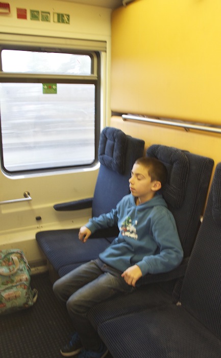dormir num comboio internacional