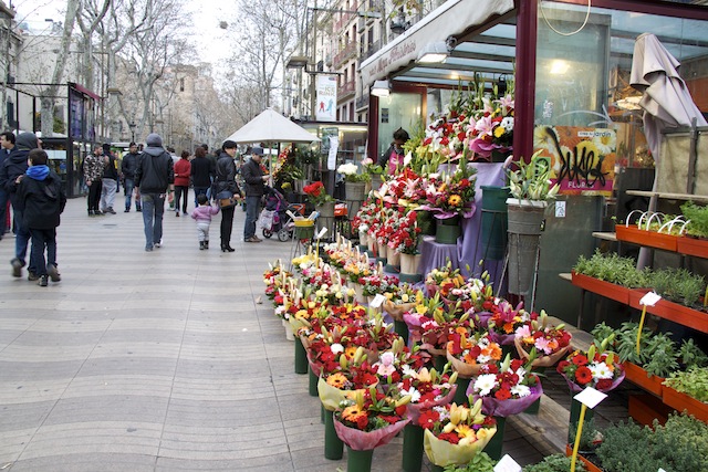 Barcelona em família las ramblas