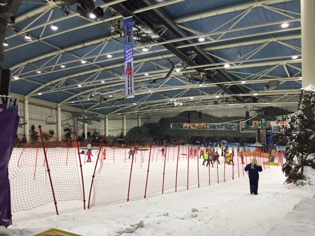 pistas snowzone madrid em familia