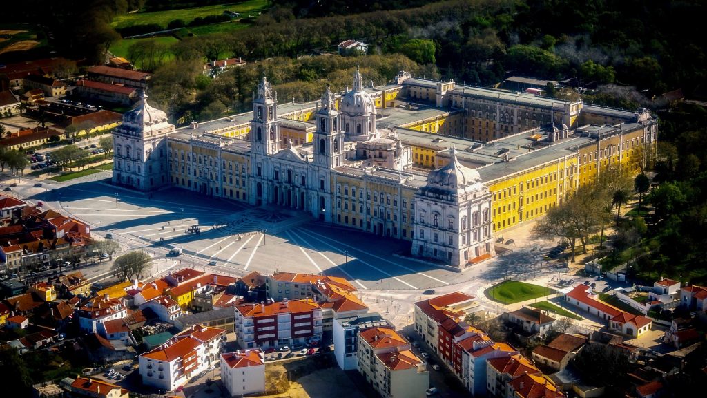 palacio nacional de mafra vista aerea