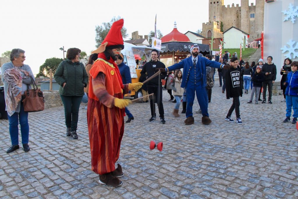 obidos vila natal 2017 animacao