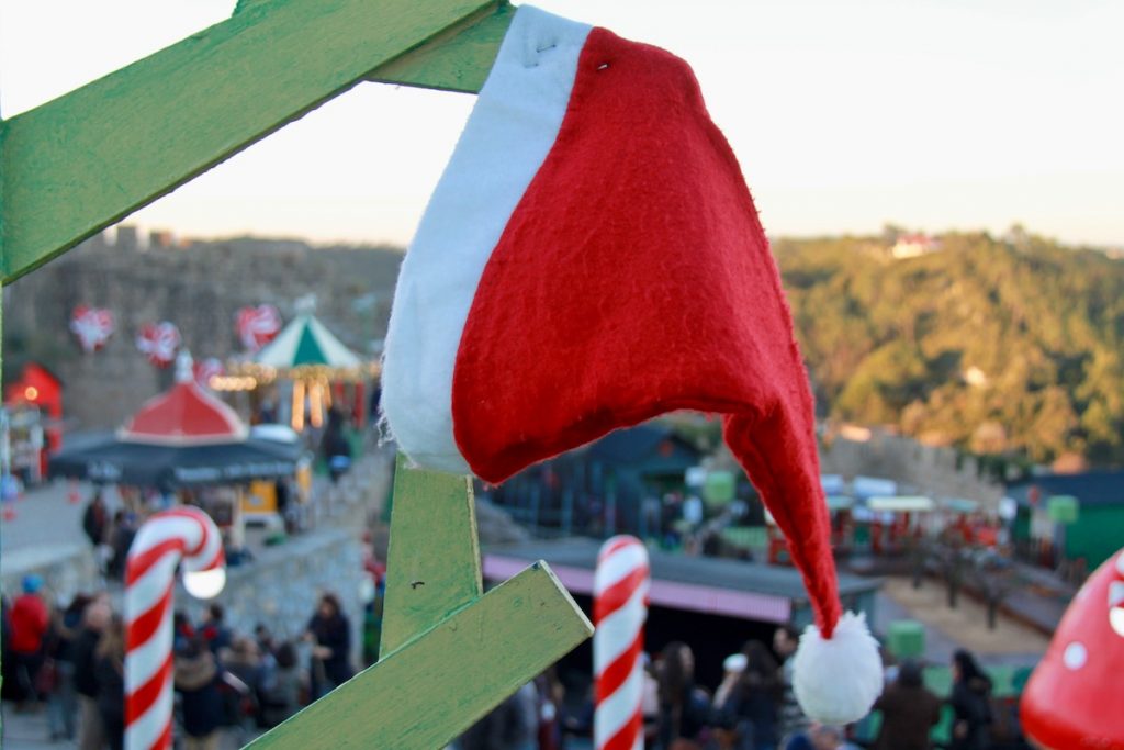 obidos vila natal 2017 chapeu natal