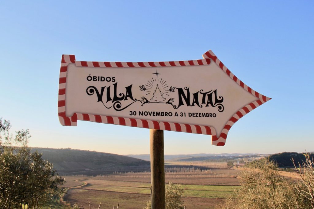 obidos vila natal 2017 sinal