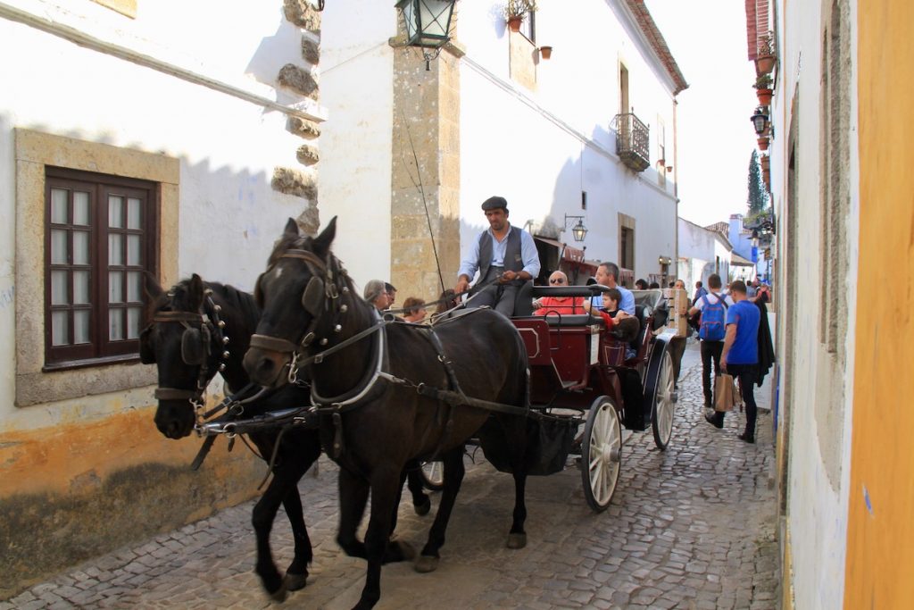 charrete em obidos rua direita