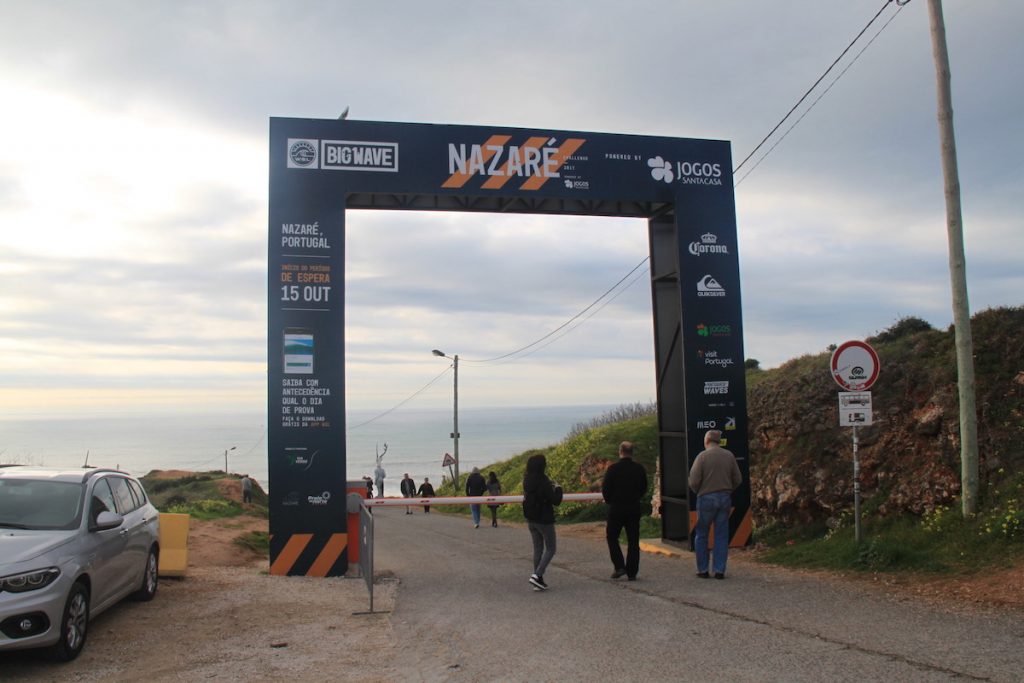 ascensor na nazare ondas gigantes